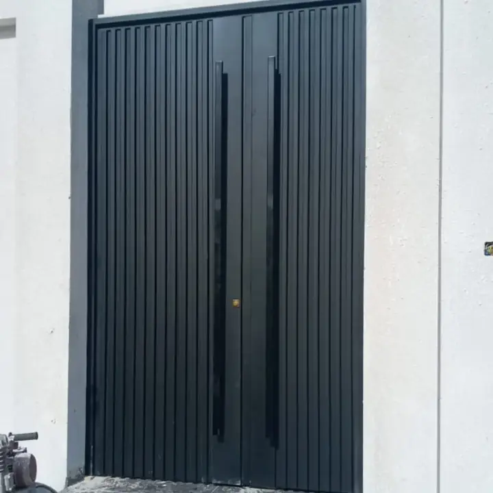 Modern exterior iron door published by MAZ Business Group